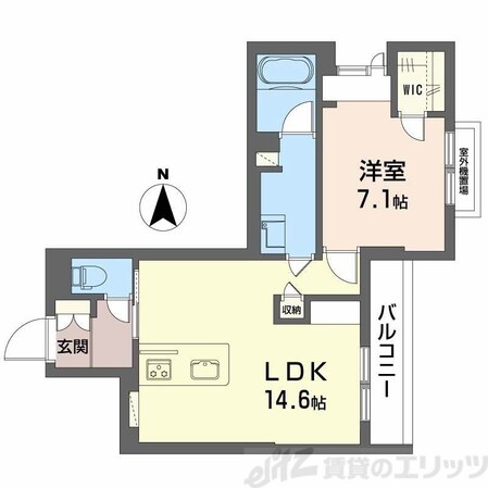 シャーメゾン サイビータの物件間取画像